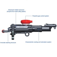 Perforadora Hidráulica S82 para Minería, Taladro Manual para Roca con Profundidad de Perforación de 5m