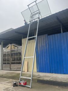 Elevador de escalera solar de polipasto eléctrico de acero personalizado de <span class=keywords><strong>220V</strong></span> para uso doméstico, nuevo elevador de techo de condición, módulos fotovoltaicos, cuerda de alambre de Panel - Product Image 3