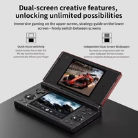 Konsol Game Portabel Anbernic RG DS Terbaik, Emulator Game Retro Open Source, 32GB/128GB, Android 14, Pemutar Video Genggam