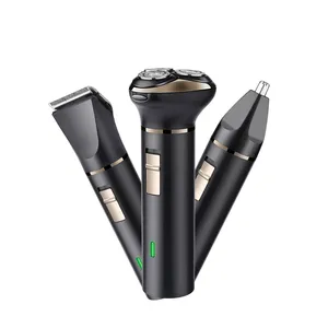 DALING DL-9106 micro shaving barber nose hair trimming rechargeable multi-functional 3 in 1 set wholesale cross border