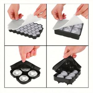 Moule à glaçons géant en silicone sans BPA, grande taille 2 pouces, 6 cavités, haute qualité - Product Image 3