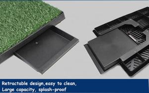 Livraison rapide, <span class=keywords><strong>gazon</strong></span> artificiel pas cher, <span class=keywords><strong>gazon</strong></span> pour chien, <span class=keywords><strong>gazon</strong></span> synthétique d'extérieur et d'intérieur, tapis pour animaux de compagnie, pot pour animaux de compagnie - Product Image 5