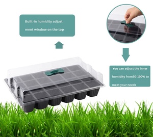 Da giardino In Plastica 24 Cellulare Traspirante Germinazione Piantina Box Starter Vivaio Piantagione di Verdure di Propagazione In Crescita Vassoio - Product Image 3