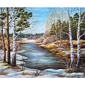 Peinture <span class=keywords><strong>Diamant</strong></span> 5D à Bon <span class=keywords><strong>Prix</strong></span>, Œuvre d'Art Forestière, Peintures Murales, Peinture <span class=keywords><strong>Diamant</strong></span> Paysage DIY Faite à la Main - Product Image 1