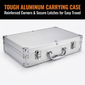 Ensemble d'outils de <span class=keywords><strong>barbecue</strong></span> portable 38 pièces avec étui de voyage en aluminium robuste, kit d'accessoires léger pour le camping et les pique-niques en plein air - Product Image 3