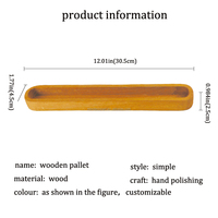 Candélabre en bois artisanal, bol à bougie, porte-encens, plateau multifonctionnel de forme ovale pour la décoration de la maison, Pâques, Noël