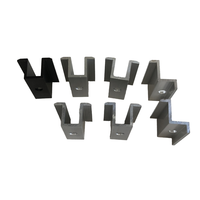 Support de fixation de panneau solaire YZ Solar Mid End Clamp, structure photovoltaïque en plein champ, aluminium anodisé, installation rapide, TUV/CE/ISO