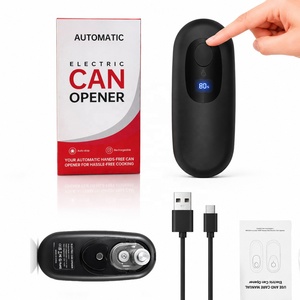 Ouvre-boîte électrique rechargeable à une touche, outil de cuisine mains libres 2000mAh, cadeau idéal pour la famille, <span class=keywords><strong>Black</strong></span> <span class=keywords><strong>Friday</strong></span>, Noël - Product Image 1