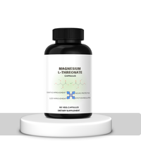 Capsules de L-Thréonate de Magnésium Personnalisées par une Usine Fiable Favorisent un Sommeil Réparateur et une Relaxation Quotidienne Échantillon Gratuit