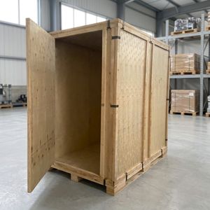 Caisse de rangement en bois premium avec cadre en contreplaqué LVL, technologie Klimp, emballage d'exportation réutilisable, durable, taille personnalisée, service de personnalisation du logo - Product Image 1