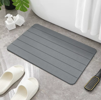 Prix de gros Tapis de douche antidérapant super absorbant à séchage rapide en terre de diatomées Tapis de bain en pierre de diatomite