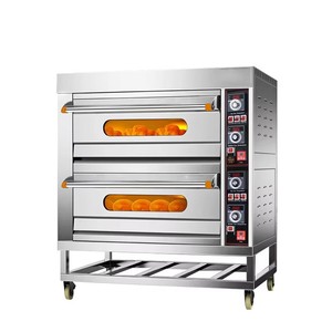 Forno Commerciale a Gas a Singolo Piano e Doppio Livello, Grande Capacità 220V, Nuovo, per Cuocere Biscotti, Pane, Pizza, Torte (da Farina) - Product Image 1
