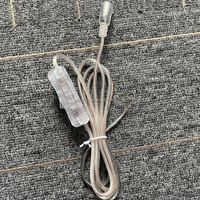 Fabricant de néons LED transparents 1,5 m 5,5x2,1 Connecteur DC Fil Prise avec interrupteur 304 pour éclairage LED