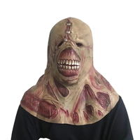 Costume de cosplay réaliste pour adultes, masque de nonne en latex pour Halloween