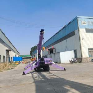 Tự động OUTRIGGER tải 8ton DIESEL Powered 18M Telescopic Boom Crawler du lịch Spider <span class=keywords><strong>Crane</strong></span> - Product Image 5