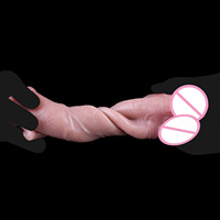Manchon pénien en TPE souple et imperméable pour homme, grande taille, conçu pour épaissir et agrandir, jouet sexuel pour adulte