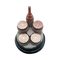 50mm 70mm 120mm 185mm 240mm Gepanzertes Niederspannungs-Stromkabel PVC-Isolierung Kupferleiter Bauanwendung YJV/YJV32