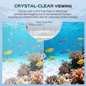 Boîtier de plongée Amazear 60M pour DJI Osmo Action 6, étanche IP68, pour plongée sous-marine et snorkeling en eaux profondes - Product Image 5