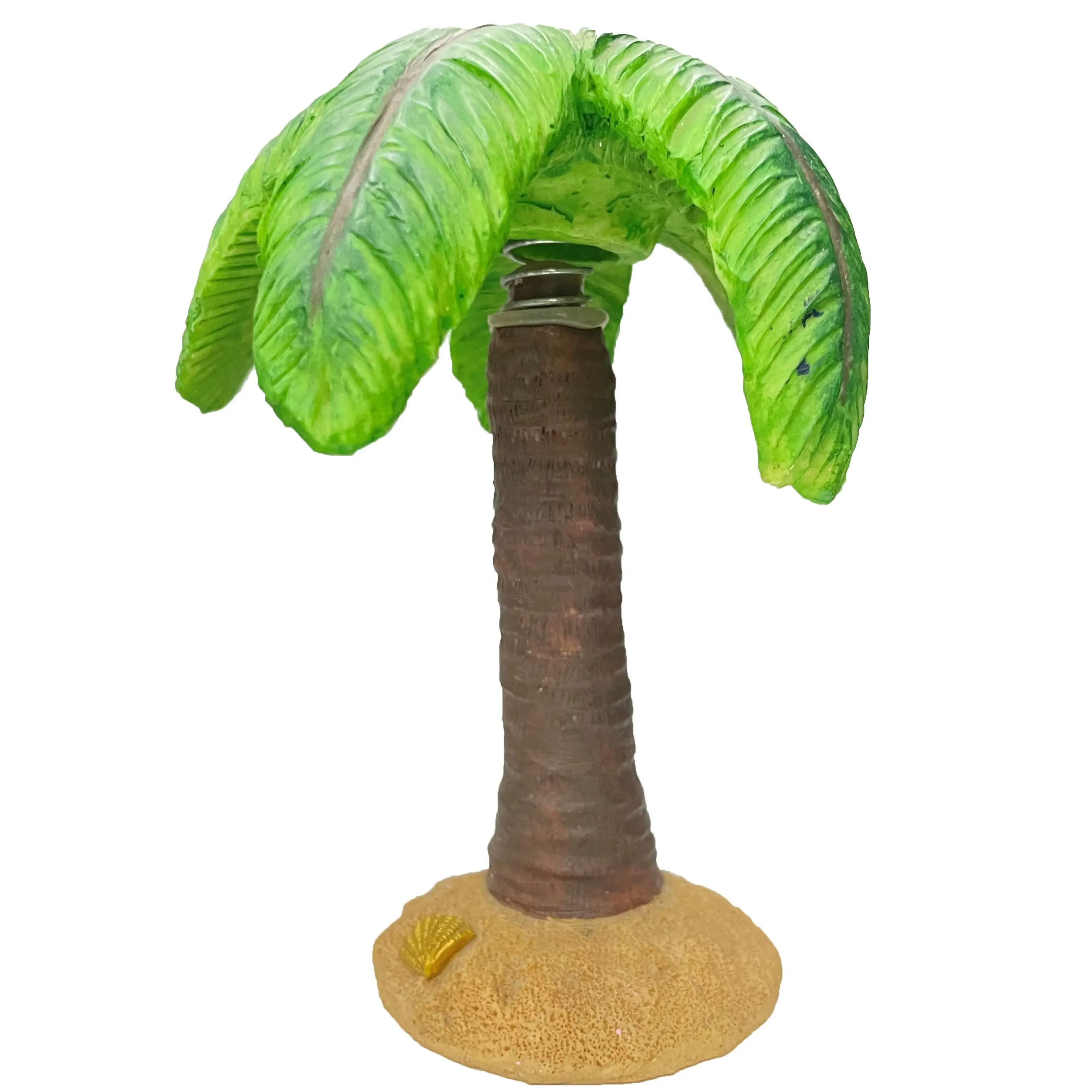 Árbol de coco de resina de alta calidad, Bobblehead personalizado para colección de Artesanías