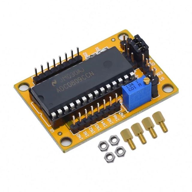 ADC0809 Module 8-bit 81 Parallel AD Board Analog-to-digital Conversion Program Digital Voltmeter