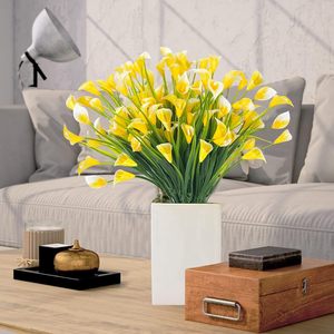 Mini Lirios de Calla Artificiales de Seda de Alta Calidad, Hechos a Mano, con Tacto Natural, Decoración para el <span class=keywords><strong>Hogar</strong></span>, Eventos, Día de San Valentín, Graduación - Product Image 4