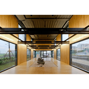 Módulo de Oficina Modular con Estructura de Aluminio e Iluminación LED para Edificio de Oficinas - Product Image 2