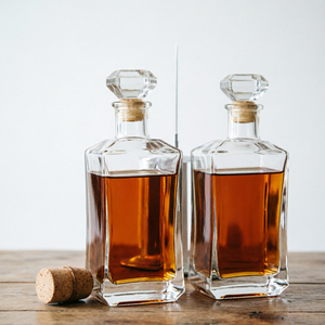 Botella de Licor Premium de Lujo, Mini Cuadrada, para Vodka Extra Flint, Whisky, Ginebra, <span class=keywords><strong>Ron</strong></span>, con Serigrafía - Product Image 5