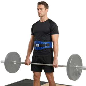 Ceinture de musculation unisexe en néoprène robuste avec boucle de soutien dorsal antidérapante pour le sport, la remise en forme, l'entraînement en salle de sport et la musculation - Product Image 1