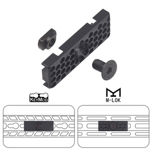 Organisateur de câbles acoustiques texturés Matrix, type queue de souris, avec clip de fixation métallique Peq Slot Mlok Keymod - Product Image 3