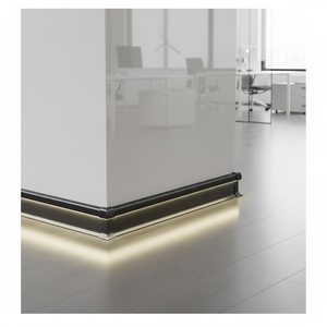 <span class=keywords><strong>Plinthe</strong></span> en aluminium moderne avec éclairage LED, <span class=keywords><strong>plinthe</strong></span> en métal avec lumières LED, plinthes en aluminium - Product Image 1