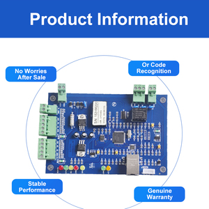 Sistema de Control de Acceso a Puertas CR-5100 con SDK Gratuito, Panel de Control de Acceso a Red TCP/IP para una Sola Puerta, para Sistema de Seguridad de Puertas de Entrada - Product Image 2