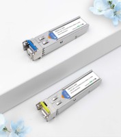 SFP 1000BASE-BX-D BiDi 1550nm-TX/1310nm-RX 40km Módulo transceptor Compatible con conmutador de red Red de la red SFP genérico
