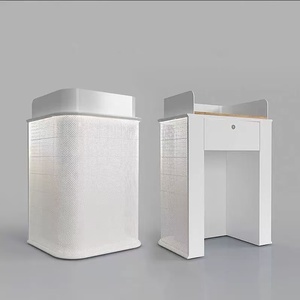 <b>Small</b> Cash Register Company Reception Restaurant Luminous Welcome <b>Desk</b> Consultation <b>Desk</b> Guide <b>Desk</b> Reception <b>Desk</b> bar Luminous - Product Image 4
