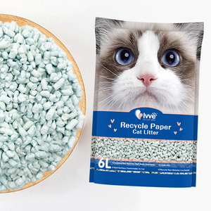 Fácil Clumping Recados de papel Papel Cat Litter Papel Polpa Cat Litter - Product Image 3