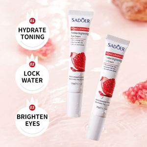 Offres Spéciales de marque privée coréenne SADOER Pomegranate Fresh crème contour des yeux rajeunissante hydrate et améliore la sécheresse pour tous les types de peau - Product Image 4