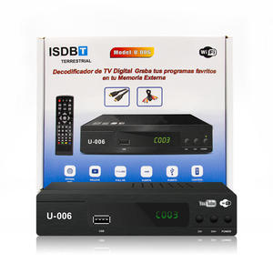 Isdbt Tdt ricevitore Full Hd 1080P digitale decodificatore <span class=keywords><strong>Tv</strong></span> <span class=keywords><strong>Fta</strong></span> U-006 <span class=keywords><strong>Tv</strong></span> Box Isdbt Decoder Decodificador Tdt - Product Image 1