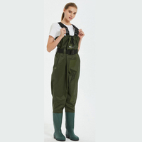 Waders de chasse équipement de canard respirant sauvagine poitrine isolé Camo Wader néoprène hommes botte étanche hauteur Nylon