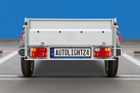 Luces Traseras Súper Brillantes de Freno, Direccional y Matrícula con Certificación E-Mark 12/24V, 50000 Horas de Duración, Kit de Luces Traseras para Camión, RV, Barco, Moto de Nieve, Remolque