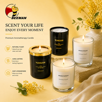 Beeman Bougies Parfumées de Luxe Huiles Parfumées Cire de Soja Aromathérapie