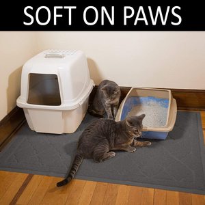 แผ่นปูรองปัสสาวะแมวสำหรับสัตว์เลี้ยงเสื่อทรายแมวกันน้ำทำความสะอาดง่ายเป็นมิตรต่อสิ่งแวดล้อม - Product Image 3
