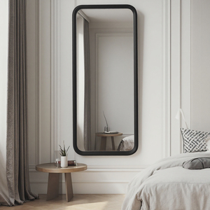 Mới Nhất Thiết Kế Tùy Chỉnh Màu Đen Đứng Thanh Lịch Đầy Đủ Chiều Dài Bằng Gỗ Đóng Khung Gương Sử Dụng Nhà Trang Trí Nội Thất Gương - Product Image 2