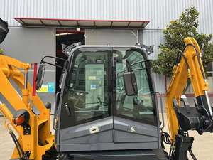 TOHO популярный CE/EPA Euro 5 Сертифицированный мини-колесный погрузчик 4x4 мини-экскаватор-погрузчик 3-тонный экскаватор-погрузчик для продажи - Product Image 4