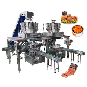 Dự Án Chìa Khóa Trao Tay Máy Đóng Hộp Thịt Bò Ngô Thực Phẩm Dây Chuyền Đóng Hộp Thịt - Product Image 1