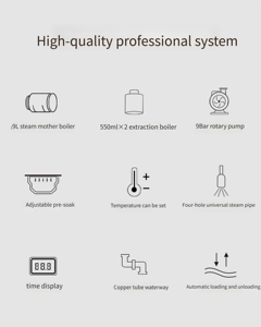 Máquina de <span class=keywords><strong>Espresso</strong></span> Eléctrica de Acero Inoxidable con Bomba Rotativa, <span class=keywords><strong>Precio</strong></span> Directo de Fábrica - Product Image 5