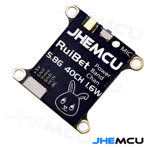 Transmisor de Video FPV JHEMCU RuiBet 5.8G 40CH 1.6W con Micrófono para Drones, Aeromodelismo y Carreras - Product Image 2