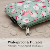 Pochette en toile de coton écologique personnalisée Royal Fair pour fournitures scolaires, trousse de toilette de voyage pour filles