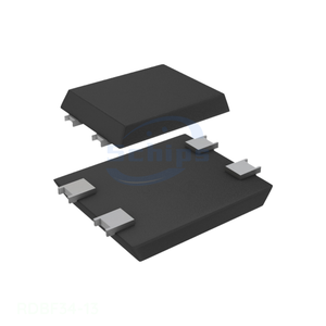 RDBF34-13 4-SMD, Flat Leads BRIDGE RECT 1PHASE 400V 3A DBF Diodes In Stock Online Electronic Components - Product Image 1