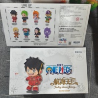 100% Original EAKI ONE PIECED Fighting Dream Journey Porte-clés en peluche Boîte mystère Pendentif en peluche Eaki Anime pour décoration