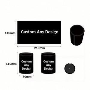 Support de canette de bière isotherme en néoprène 12oz personnalisé pour publicité et promotion, avec base et coutures scellées - Product Image 5