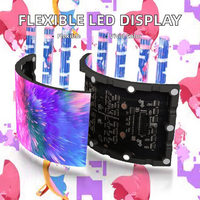 Modules d'affichage LED souples pleine couleur P2.5, écran LED incurvé intérieur flexible, haute qualité HDR10 3840Hz 16 bits, compatible lumière du soleil